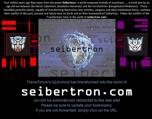 Celebrate Seibertron.com's 9th Anniversary