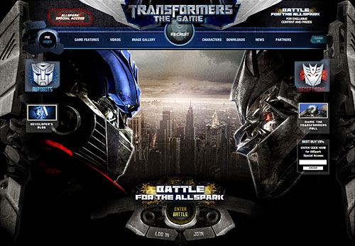 Transformers News: Activision updates TransformersGame.com website ... new video plus more! Transformers: The Game