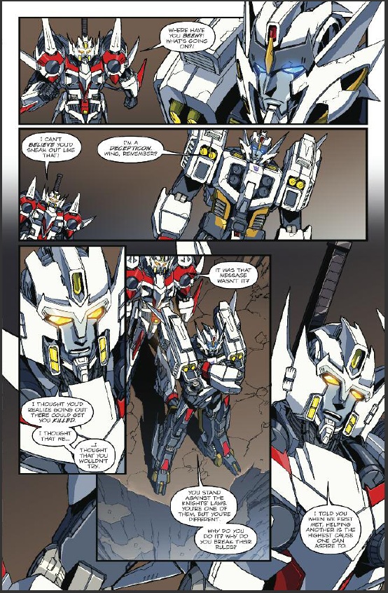 Transformers News: Transformers: Drift #3 - Five Page Preview Image