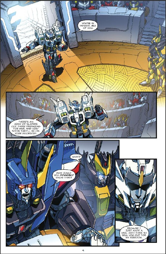 Transformers News: Transformers: Drift #3 - Five Page Preview Image