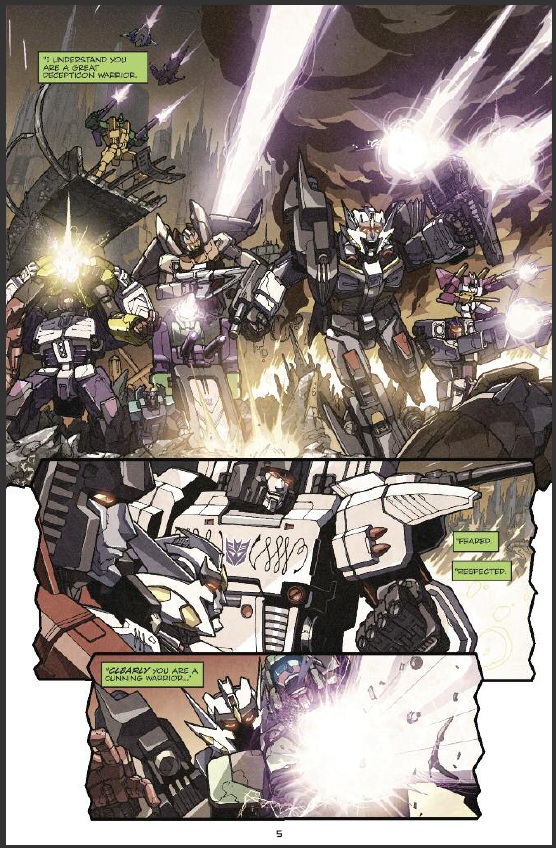 Transformers News: Transformers: Drift #3 - Five Page Preview Image