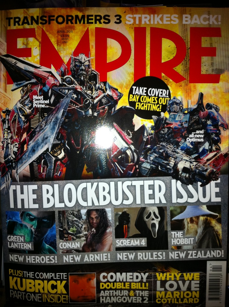 Transformers News: Sentinel Prime & Optimus Prime Featured on the Cover of EMPIRE Magazine Image