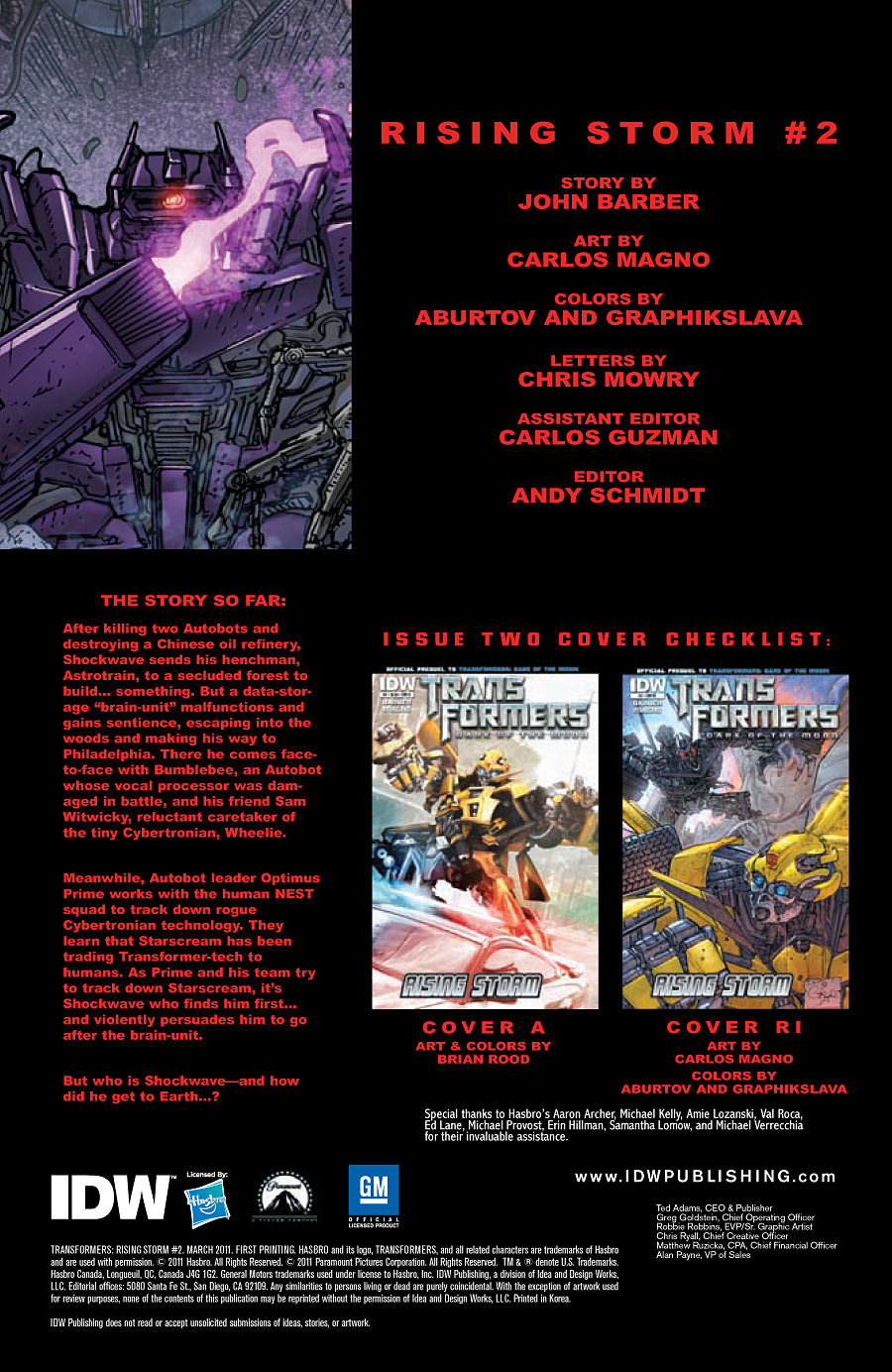 Transformers News: Transformers: Rising Storm Issue #2 Five-Page Preview Image