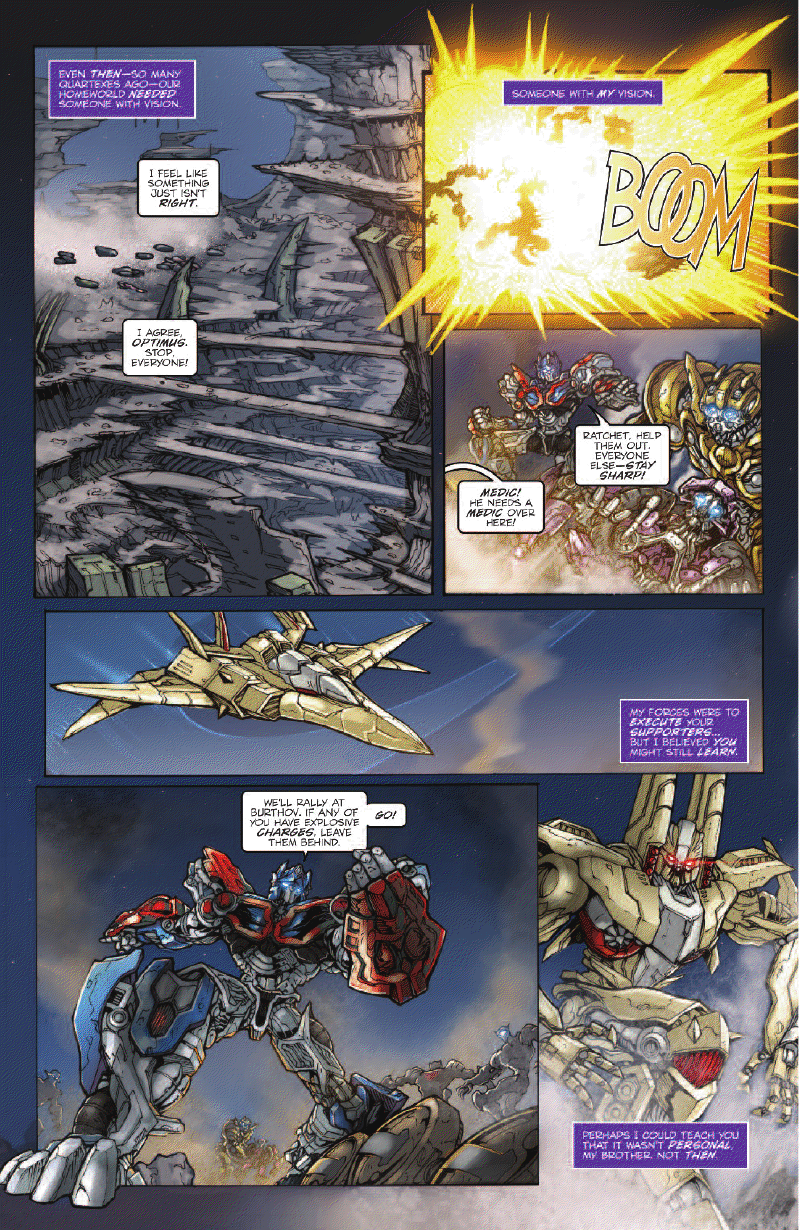 Transformers News: IDW Presents Transformers: Foundation Five Page Preview Image