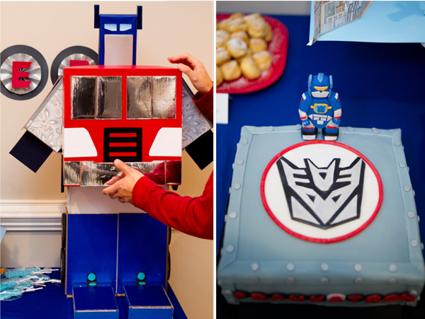 Transformers News: Trans'4'mers Birthday Party Motiff Image