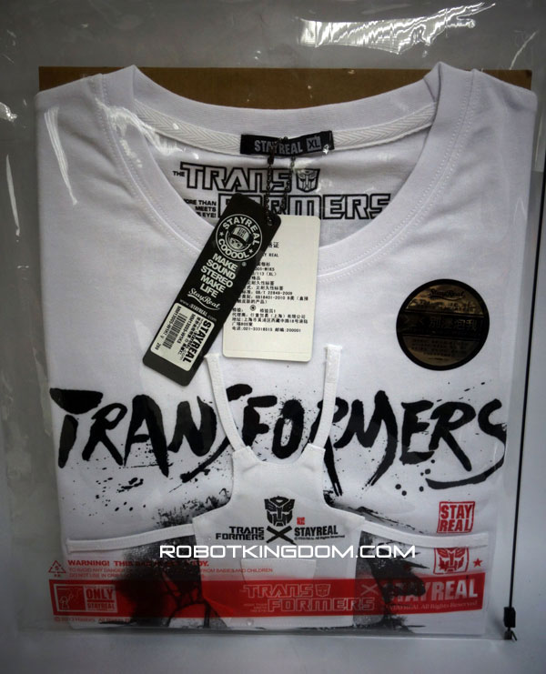 Transformers News: Transformers X STAYREAL Cybertron Con Exclusive Grimlock T-Shirt Pack