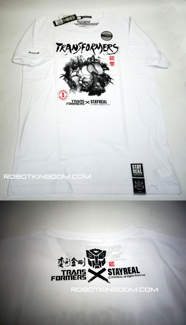 Transformers News: Transformers X STAYREAL Cybertron Con Exclusive Grimlock T-Shirt Pack