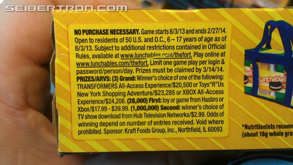 Transformers News: Transformers Lunchables Contest