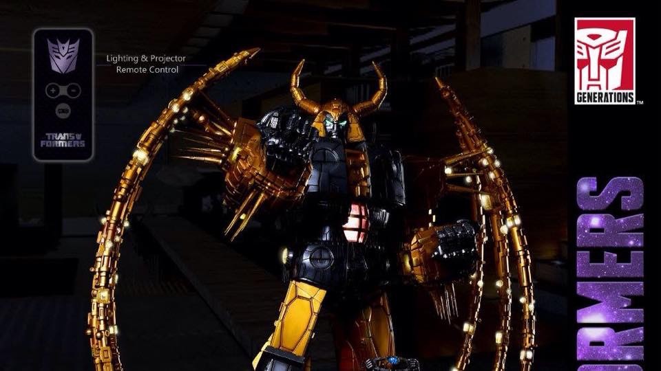 Transformers News: New Generation 1 Unicron Lamp Revealed