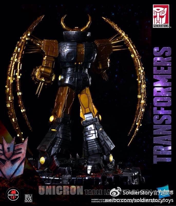 Transformers News: New Generation 1 Unicron Lamp Revealed