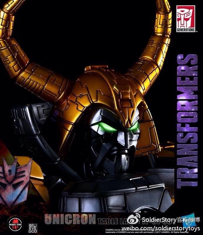 Transformers News: New Generation 1 Unicron Lamp Revealed