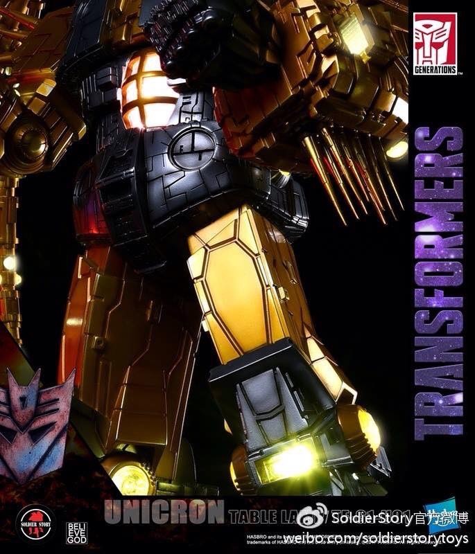 Transformers News: New Generation 1 Unicron Lamp Revealed