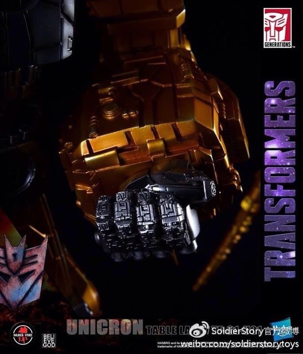 Transformers News: New Generation 1 Unicron Lamp Revealed