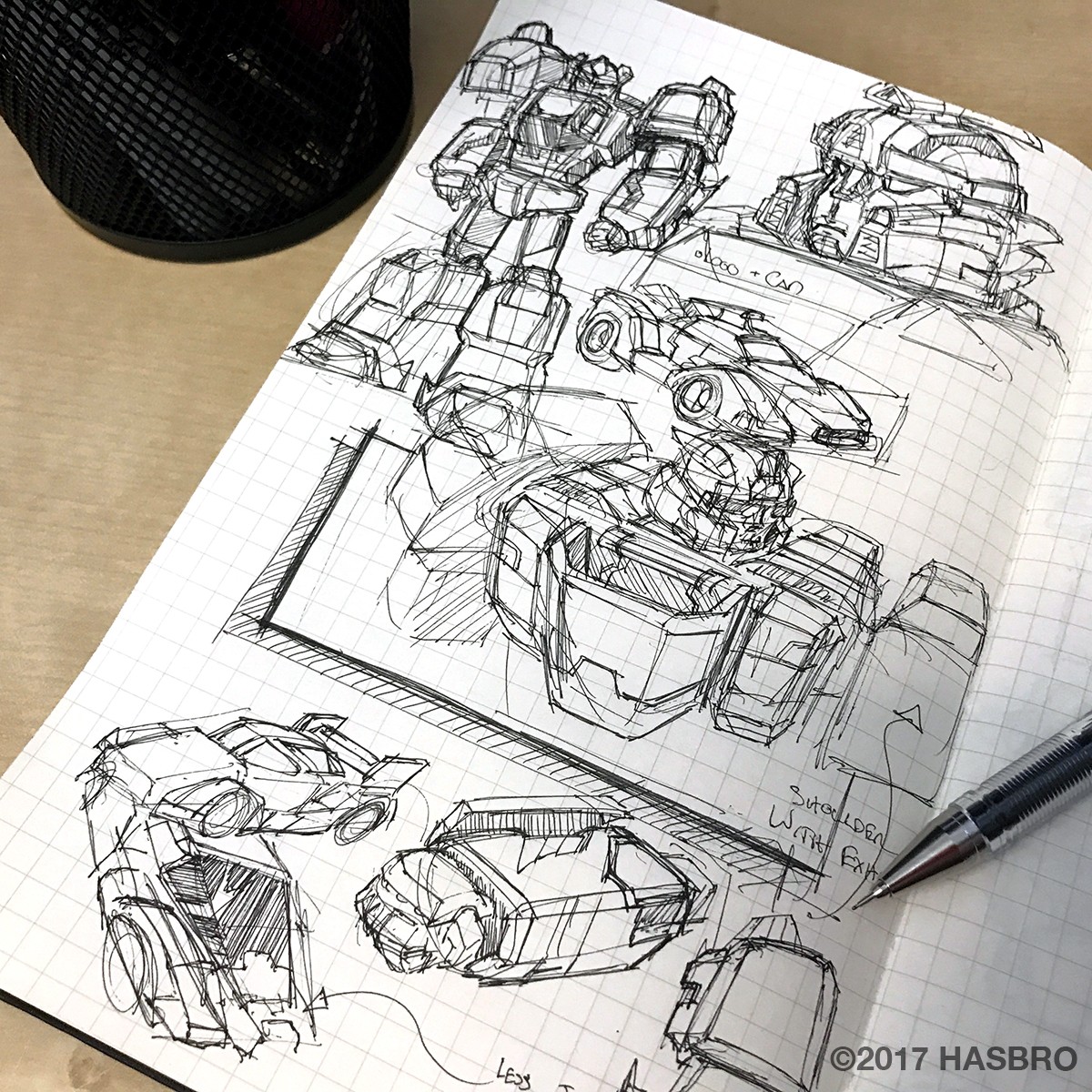 Transformers News: Designing Transformers: Robots in Disguise Starscream and Blurr, with Sean Carmine Isabella