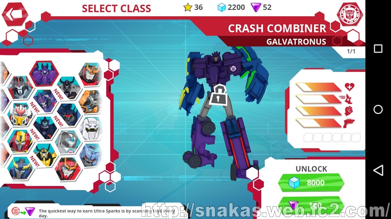 Transformers News: Robots in Disguise App Updates reveal New Characters and Toys Like Menasor and Galvatronus