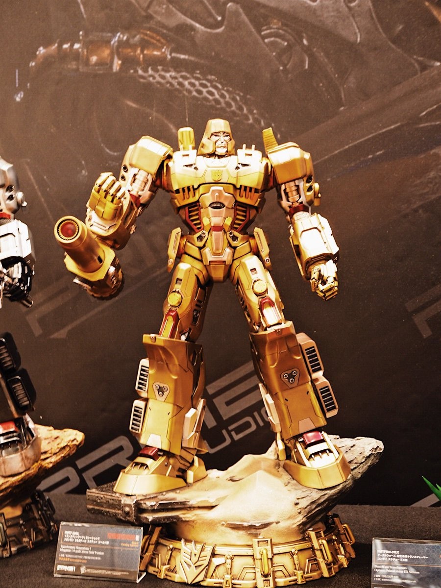 Transformers News: Wonderfest 2017 Prime 1 Studio Gold Variants of Optimus, Megatron, Movie Galvatron and White Prime Transformers News: Wonderfest 2017 Prime 1 Studio Gold Variants of Optimus, Megatron, Movie Galvatron and White Prime
