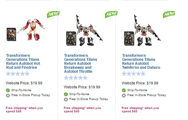 Transformers News: Titans Return Wave 4 Hitting Australia and Wave 3 Deluxes on Toysrus.ca. Transformers News: Titans Return Wave 4 Hitting Australia and Wave 3 Deluxes on Toysrus.ca.