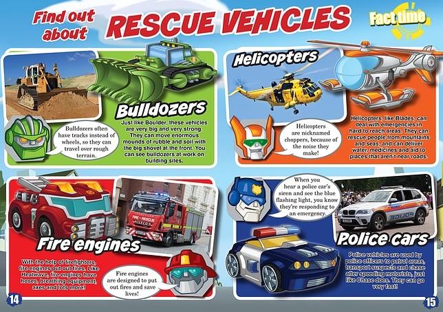 Transformers News: New Transformers: Rescue Bots Magazine Launching in UK