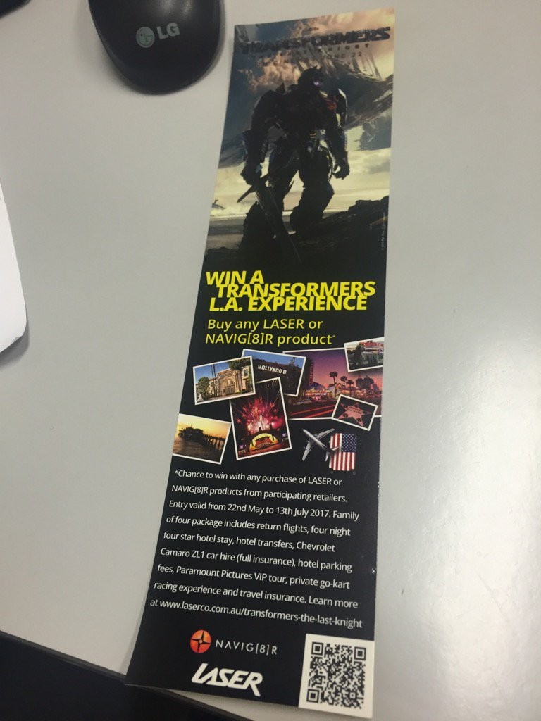 Transformers News: Win a Trip to LA for Transformers: The Last Knight with Laser Australia