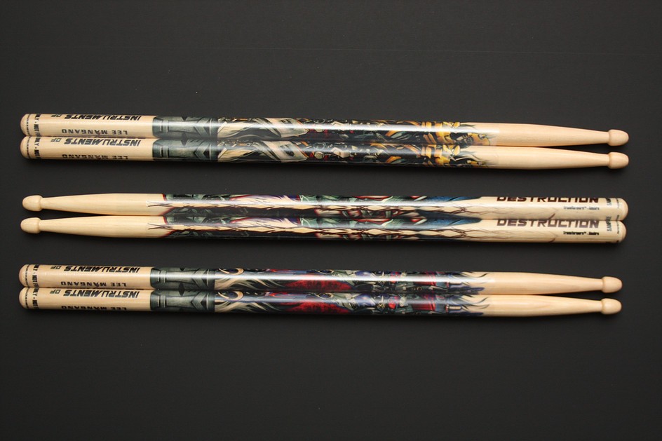 Transformers News: NRG's Lee Mangano Transformers Themed Drumsticks