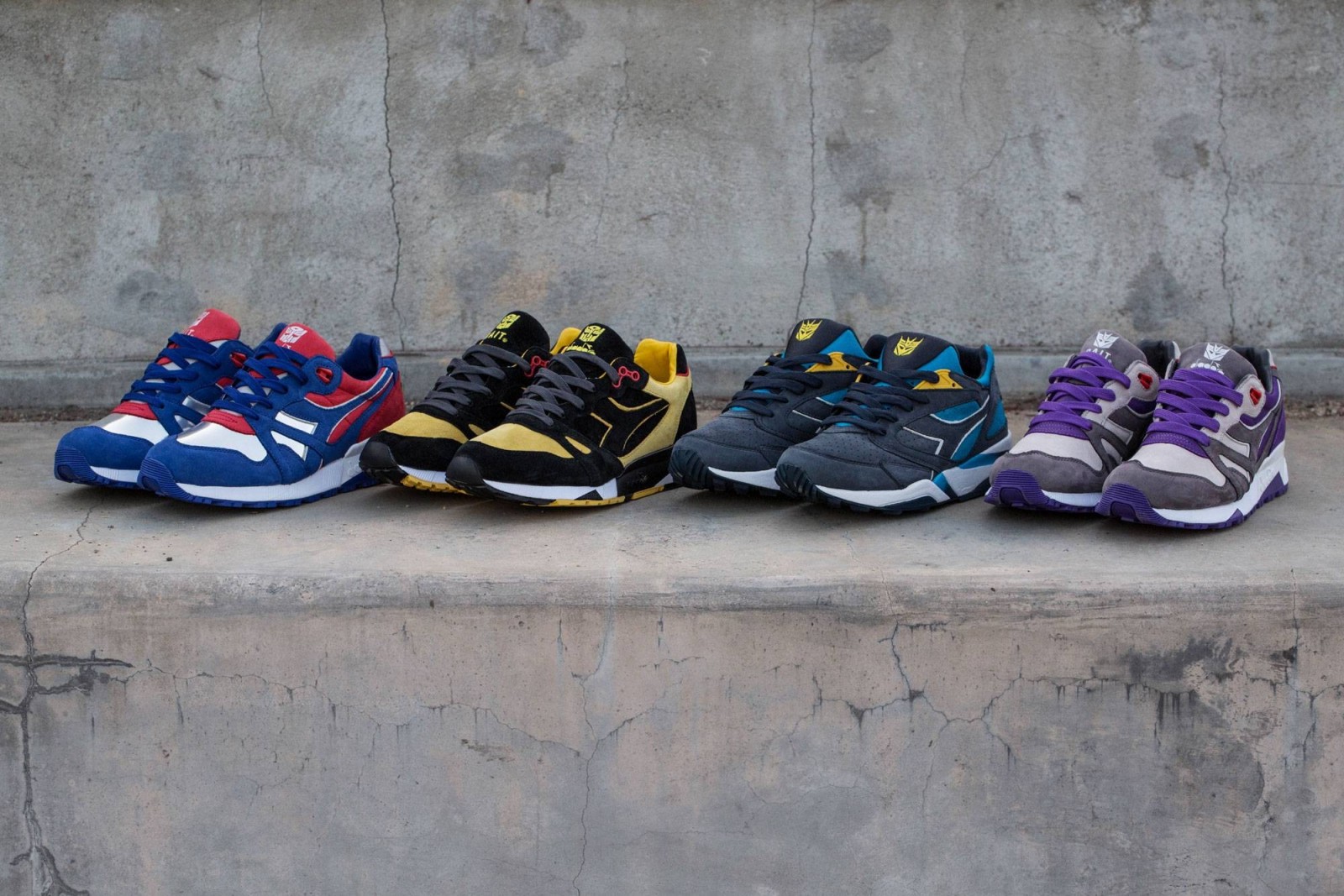 Transformers News: BAIT x Transformers x Diadora Shoe Line Featuring Optimus, Bumblebee, Soundwave, Megatron