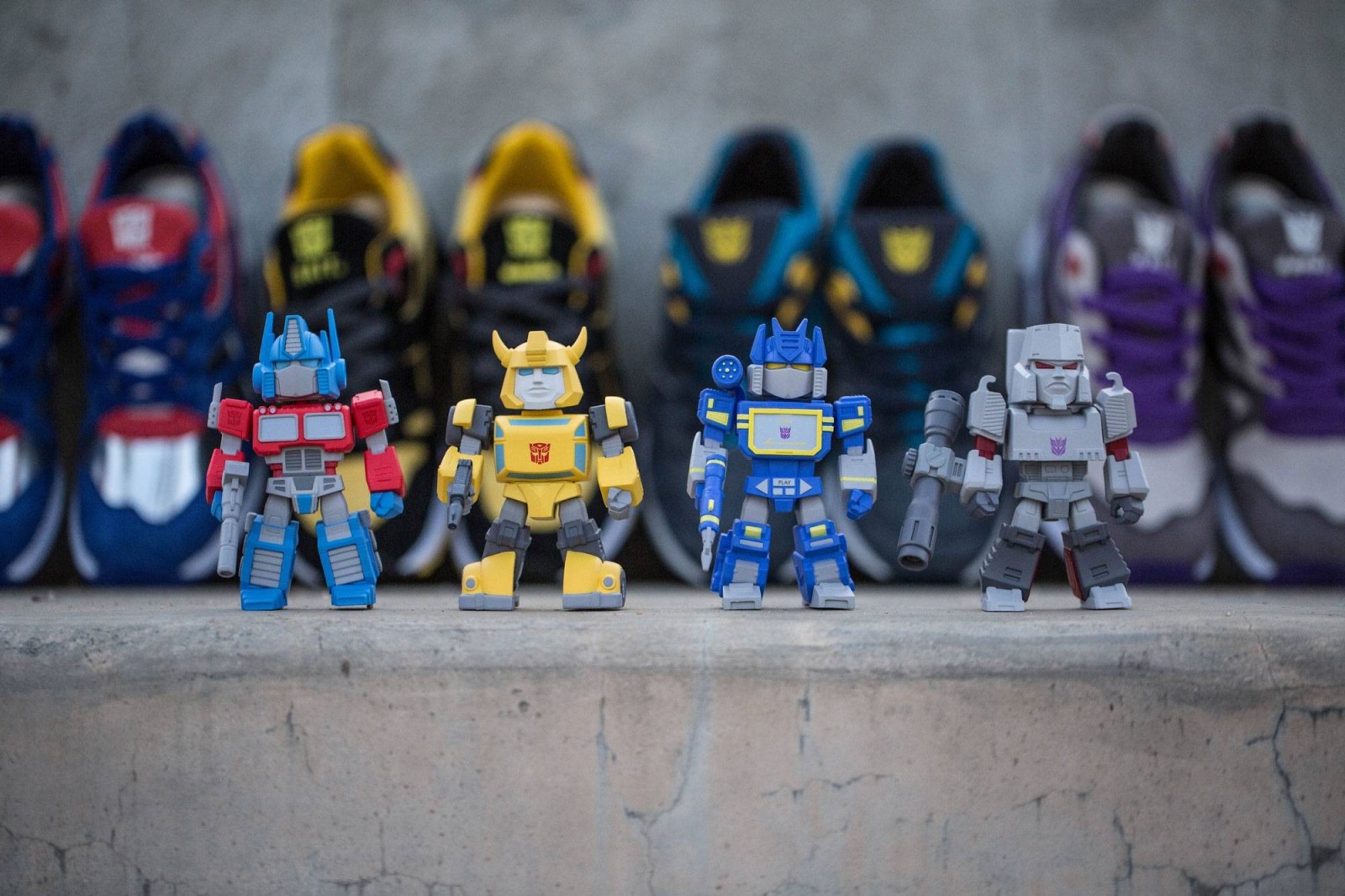 Transformers News: BAIT x Transformers x Diadora Shoe Line Featuring Optimus, Bumblebee, Soundwave, Megatron