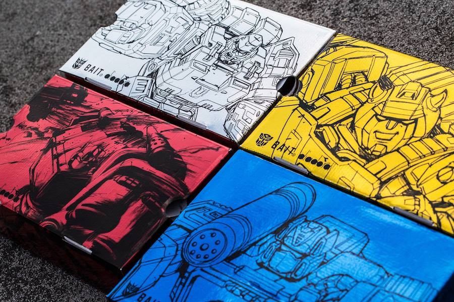 Transformers News: BAIT x Transformers x Diadora Shoe Line Featuring Optimus, Bumblebee, Soundwave, Megatron