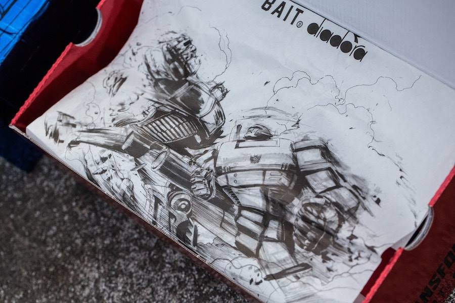 Transformers News: BAIT x Transformers x Diadora Shoe Line Featuring Optimus, Bumblebee, Soundwave, Megatron
