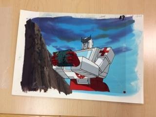 Transformers News: Original Animation Cells for The Transformers G1 for Auction