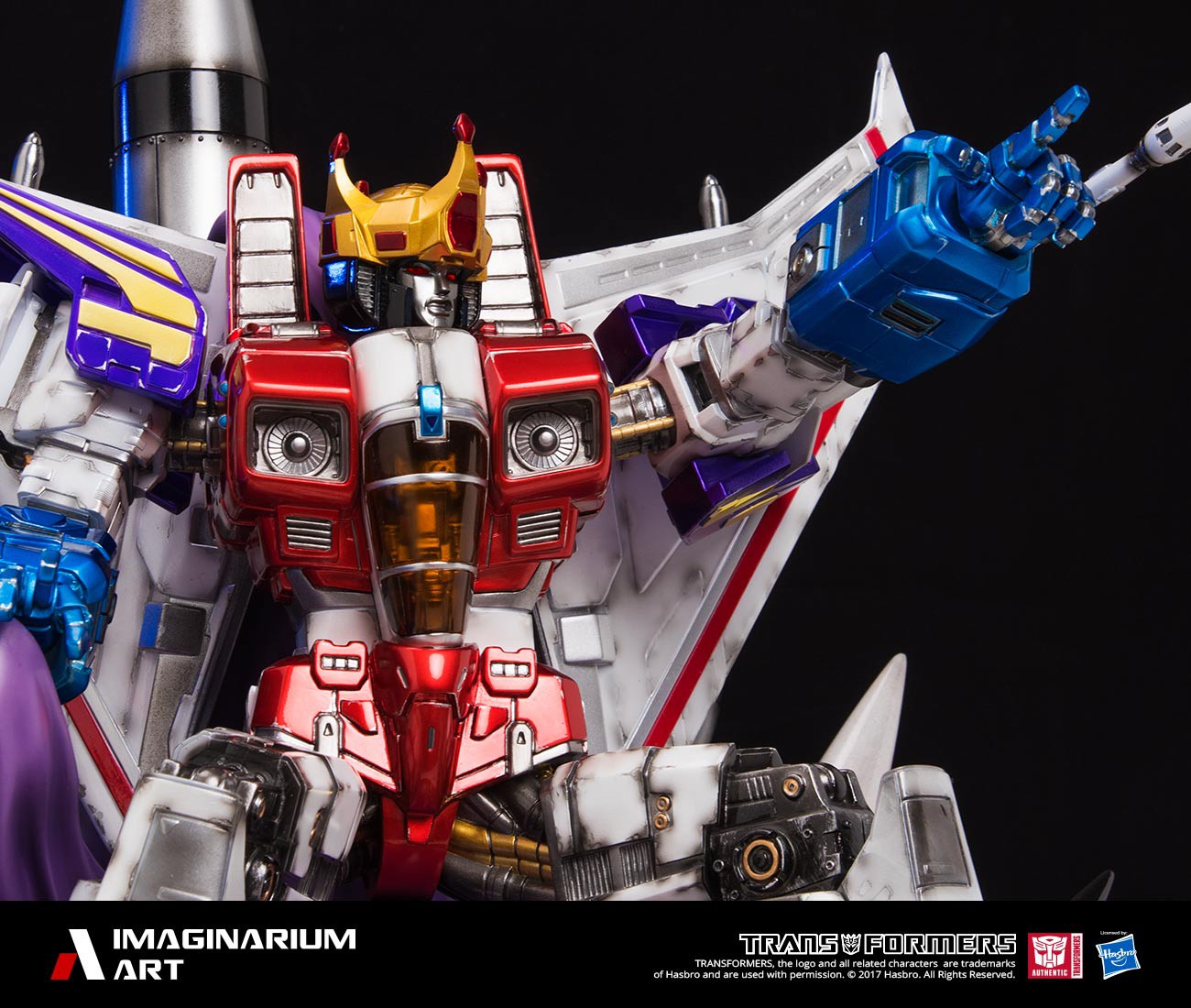 Transformers News: Colour Images of Imaginarium Art Transformers Statue Coronation Starscream