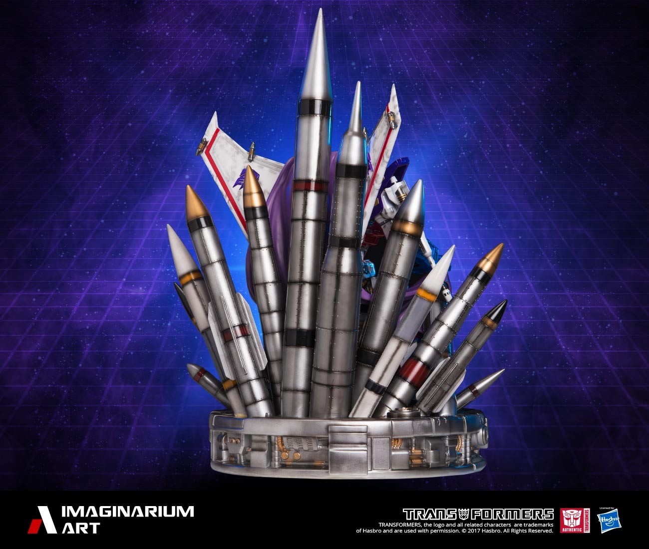 Transformers News: Colour Images of Imaginarium Art Transformers Statue Coronation Starscream