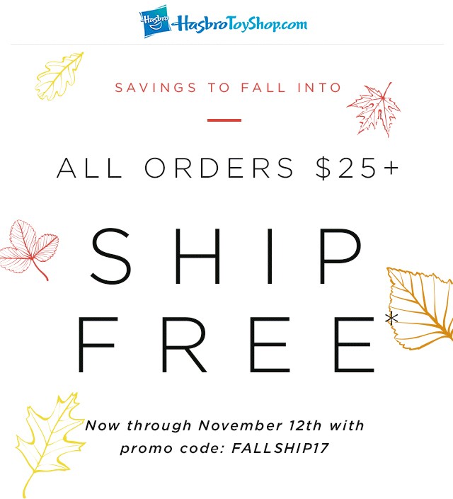 Transformers News: Free US Shipping on Hasbro Toy Shop orders above $25