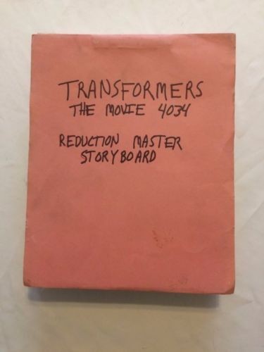 Transformers News: Transformers The Movie 1986 Original Storyboards Reduction Master for Auction