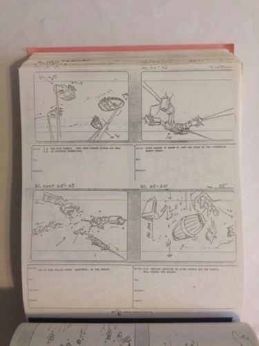 Transformers News: Transformers The Movie 1986 Original Storyboards Reduction Master for Auction