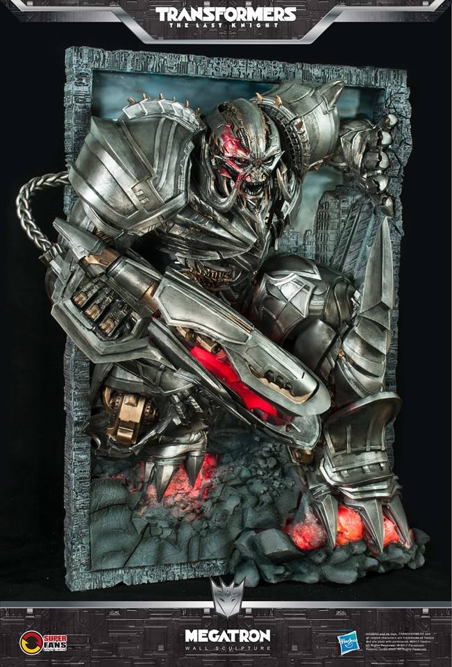 Transformers News: Megatron Transformers: The Last Knight Wall Statue by Superfans Group Transformers News: Megatron Transformers: The Last Knight Wall Statue by Superfans Group