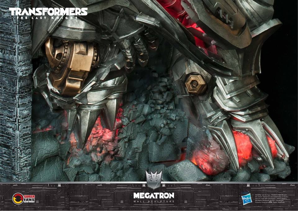 Transformers News: Megatron Transformers: The Last Knight Wall Statue by Superfans Group Transformers News: Megatron Transformers: The Last Knight Wall Statue by Superfans Group