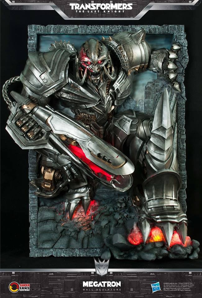Transformers News: Megatron Transformers: The Last Knight Wall Statue by Superfans Group Transformers News: Megatron Transformers: The Last Knight Wall Statue by Superfans Group