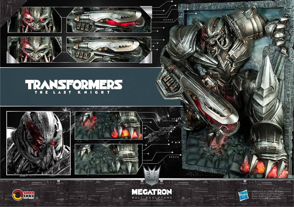 Transformers News: Megatron Transformers: The Last Knight Wall Statue by Superfans Group Transformers News: Megatron Transformers: The Last Knight Wall Statue by Superfans Group