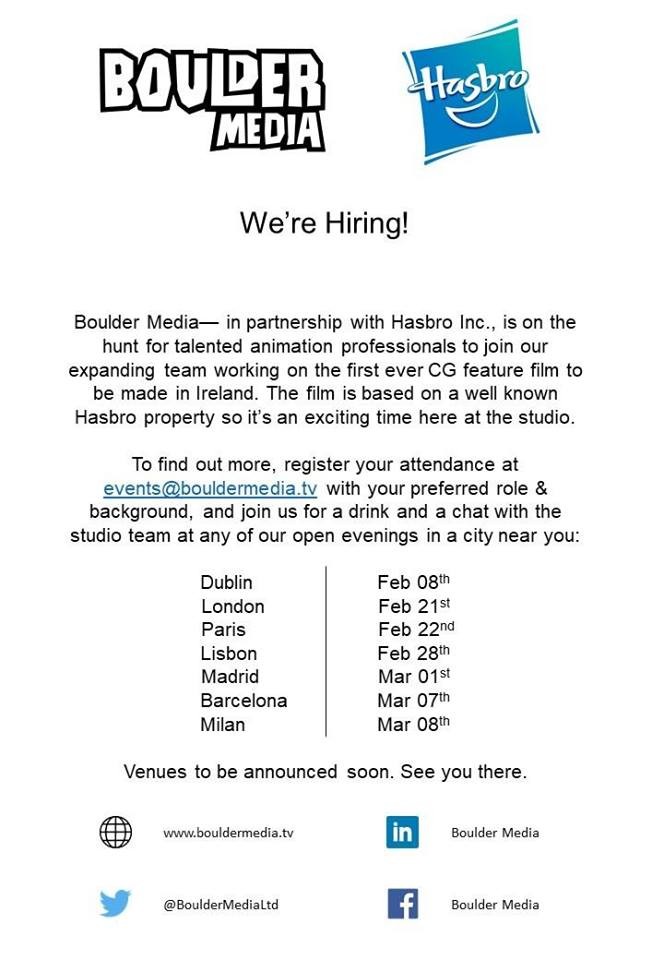Transformers News: Boulder Media and Hasbro Hiring Across Europe for Animated Movie Project