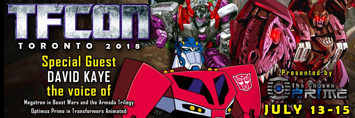 Transformers News: Transformers Voice Actor David Kaye to attend TFcon Toronto 2018