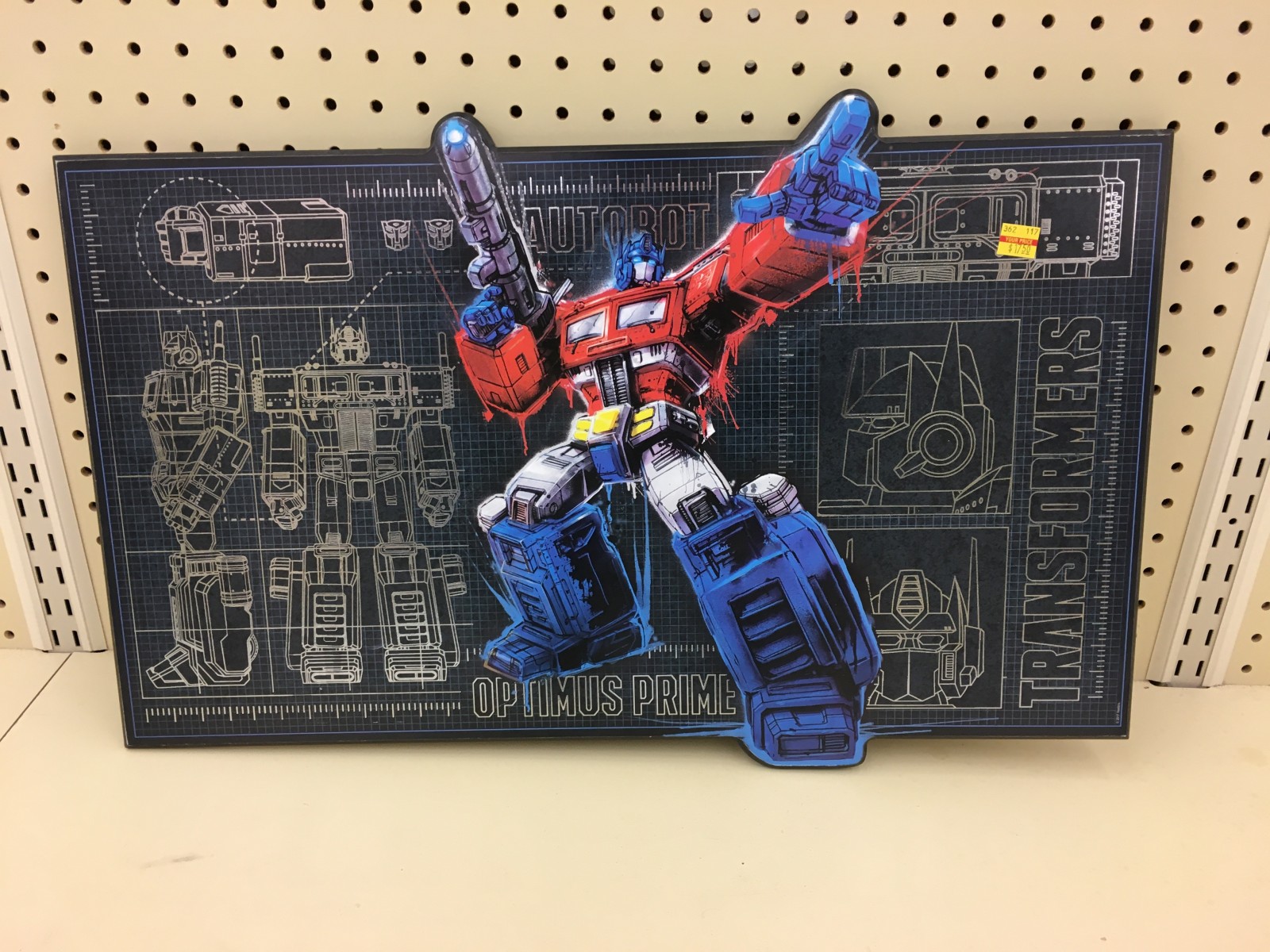 Transformers News: Two-Foot Wooden Optimus Prime Sign at Hobby Lobby, Plus Online Sale