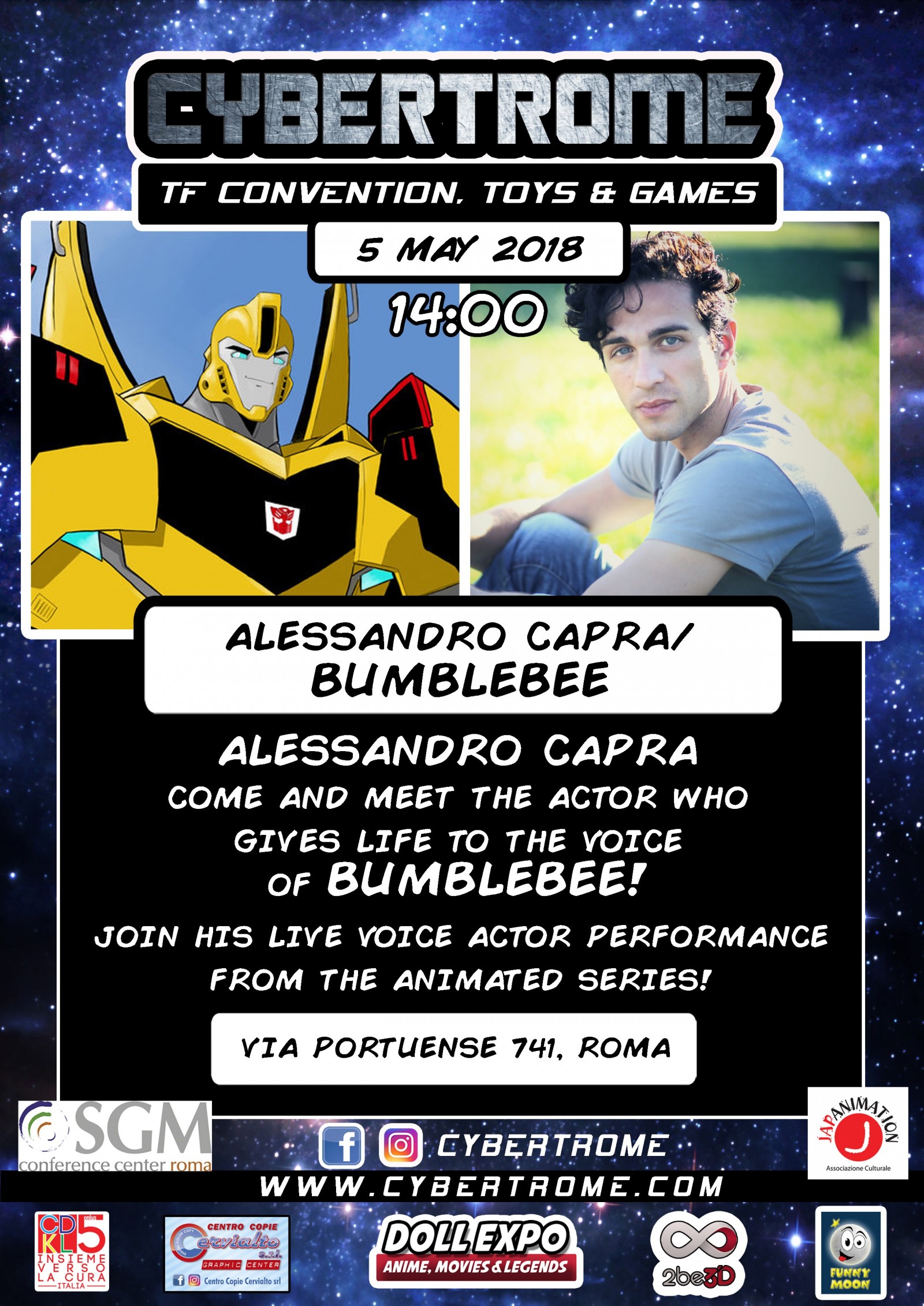 Transformers News: Cybertrome 2018 - 5-6 May, Rome, Italy