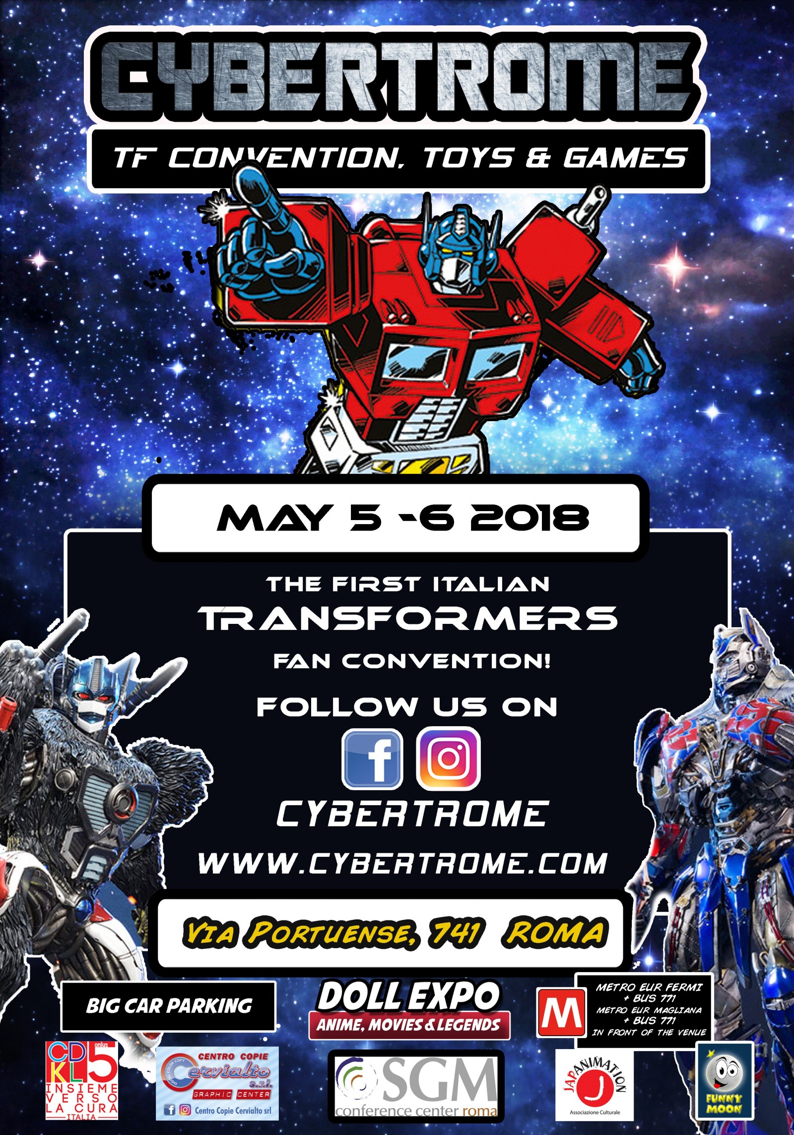 Transformers News: Cybertrome 2018 - 5-6 May, Rome, Italy
