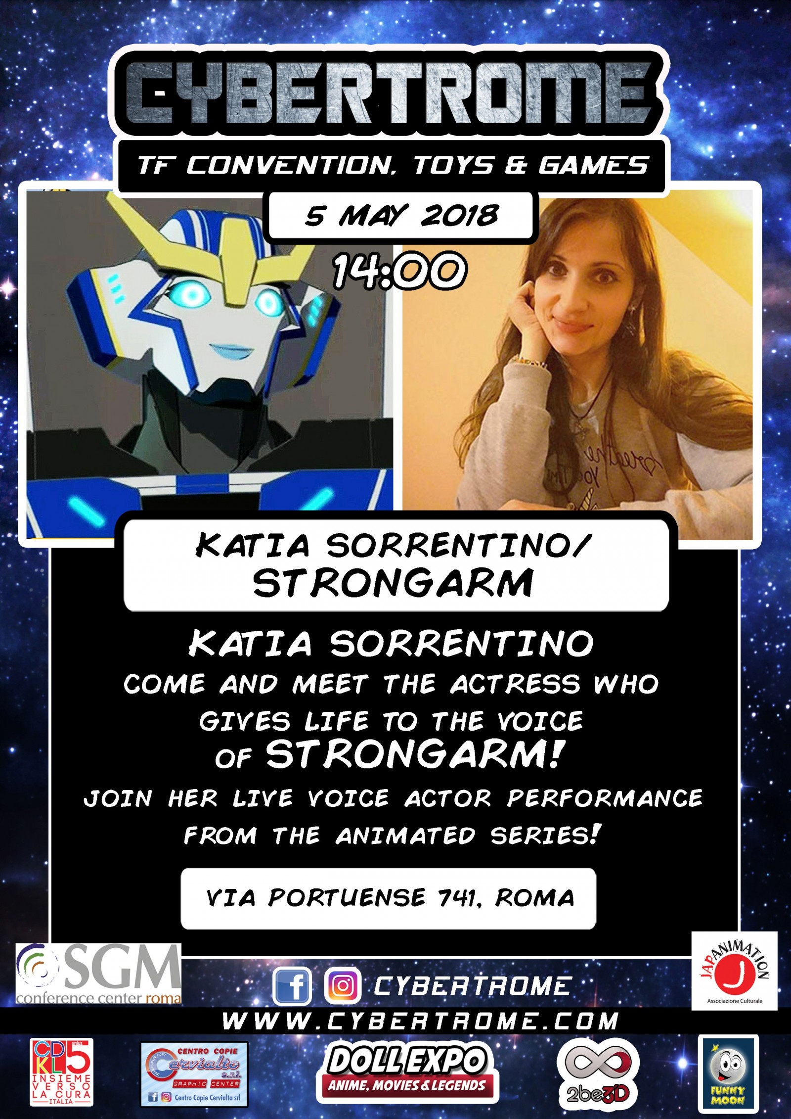 Transformers News: Cybertrome 2018 - 5-6 May, Rome, Italy