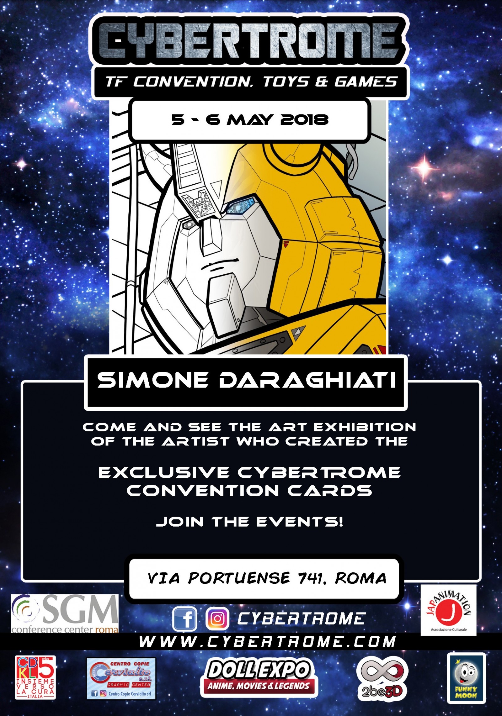 Transformers News: Cybertrome 2018 - 5-6 May, Rome, Italy