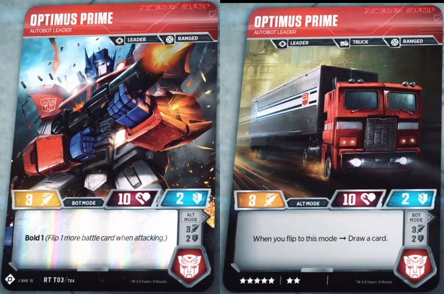 Transformers News: More Images of Wizards of the Coast Transformers Trading Cards