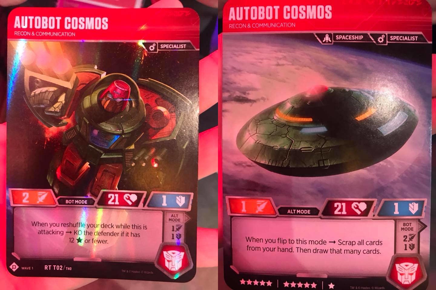 Transformers News: More Images of Wizards of the Coast Transformers Trading Cards