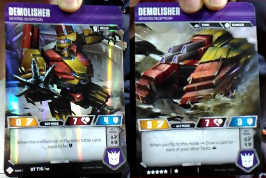 Transformers News: Arcee and Demolisher revealed for the Official Transformers Trading Card Game Transformers News: Arcee and Demolisher revealed for the Official Transformers Trading Card Game