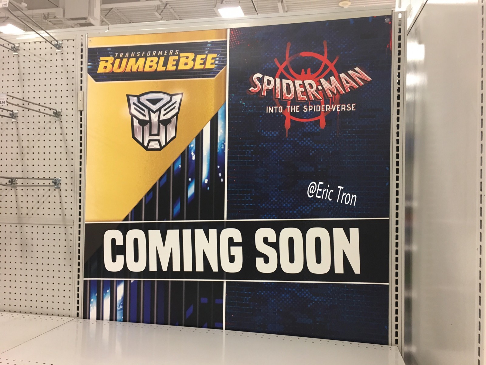 Transformers News: Poster for Transformers Bumblebee Movie Toys in Meijer - More Companies Picking up the Slack