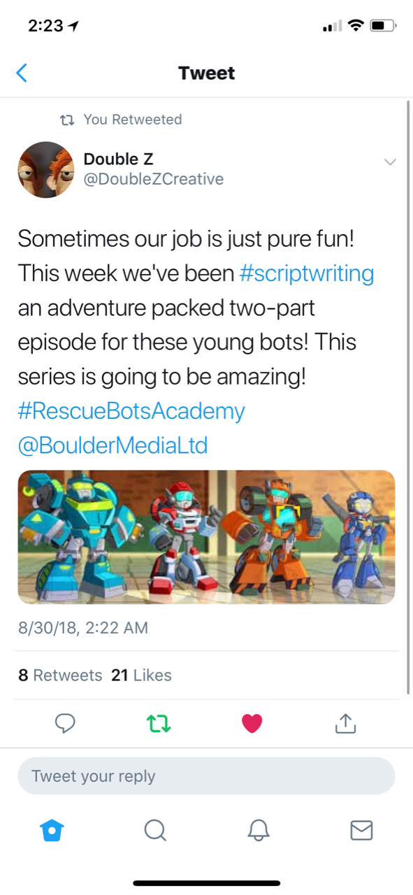 Transformers News: Script Writing Team Double Z writing scripts for Rescue Bots Academy Transformers News: Script Writing Team Double Z writing scripts for Rescue Bots Academy